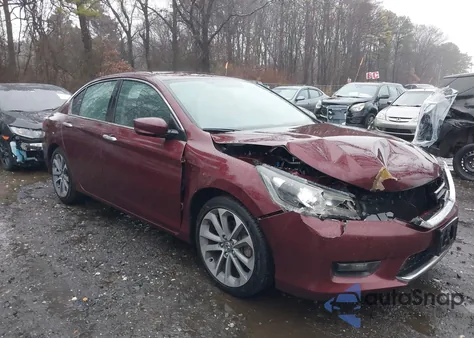 2015 Honda Accord Sport из США, поврежденный, VIN 1HGCR2F58FA231489